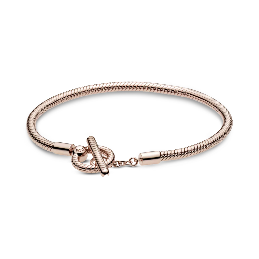 Браслет Moments с Т-замком в Pandora Rose