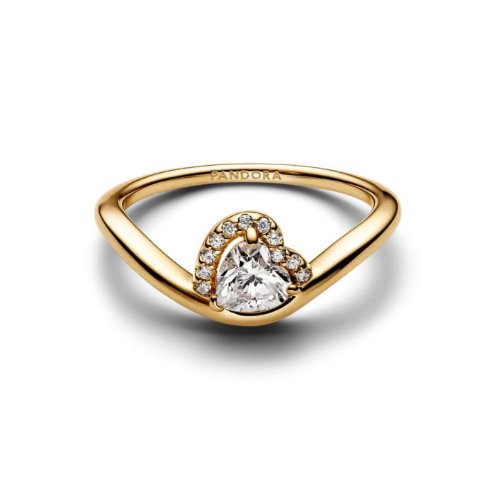 Кольцо «Волна любви» в Pandora Shine