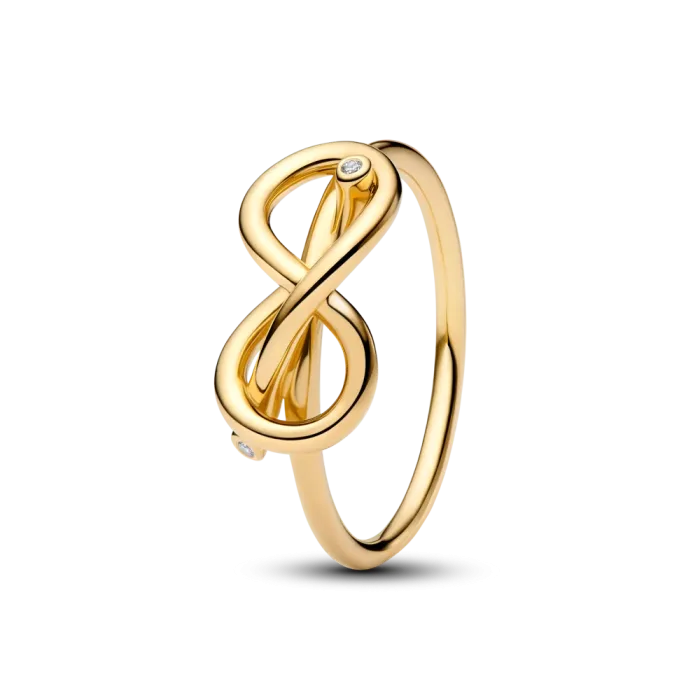 Кольцо Pandora «Узел бесконечности» в Pandora Shine
