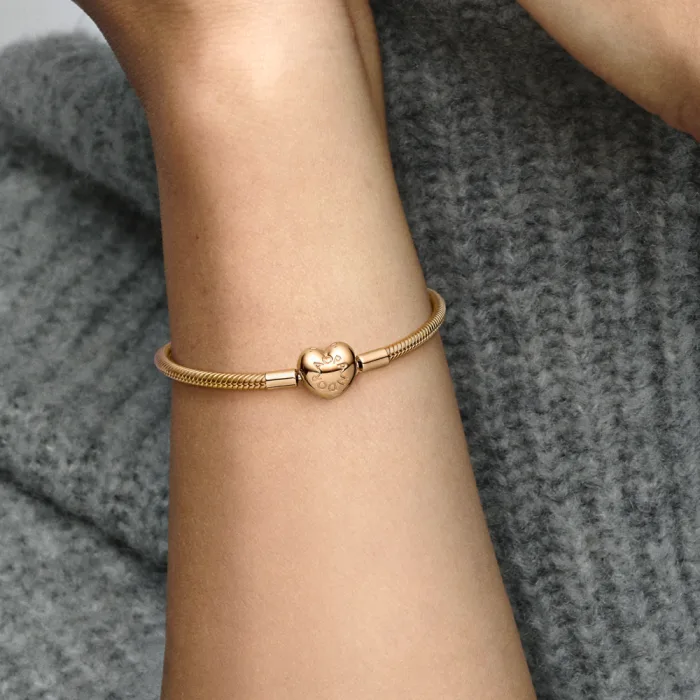 Браслет Moments «Сердце» в Pandora Shine